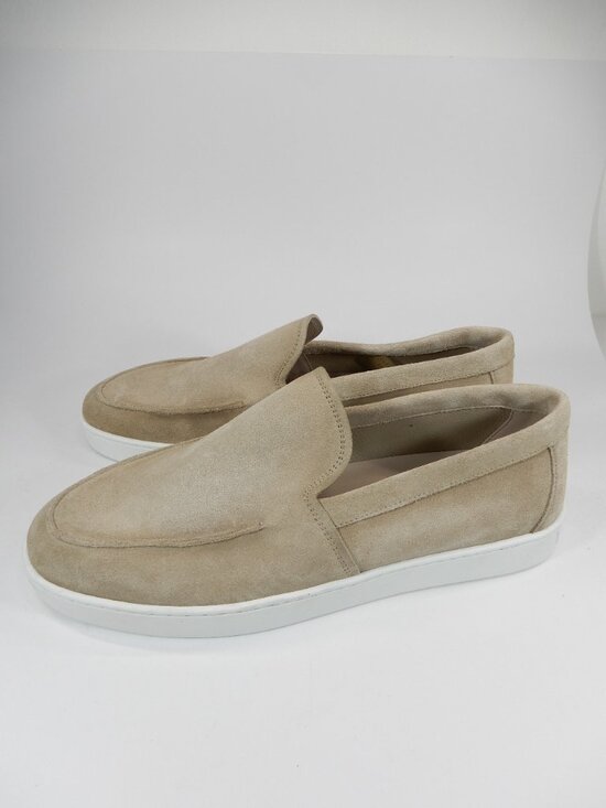 Magnanni Lawford Venetian Slip On Loafers Men\'s Size 10 Tierra Beige Suede NEW main image 8